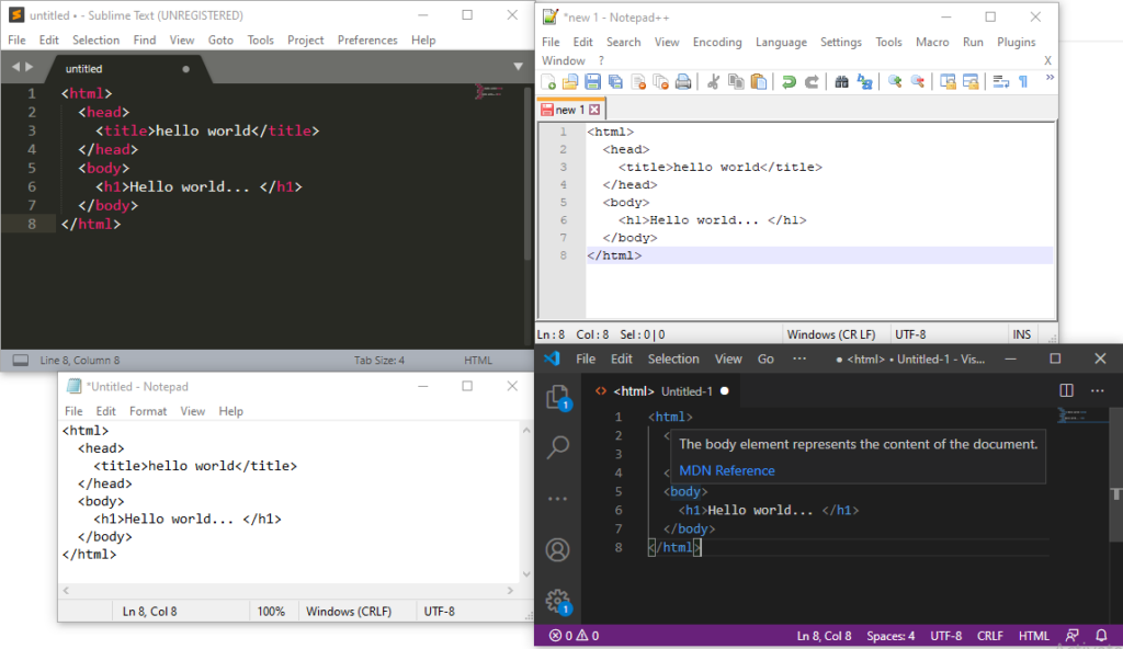 Create Web HTML Page Code - GvTechnolab
